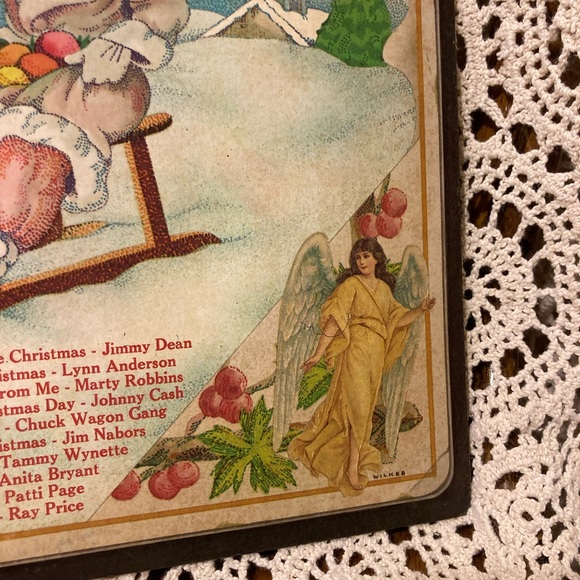 A Country Christmas Card - Vintage Vinyl Holiday LP Album - Great Graphic - Picture 5 of 15